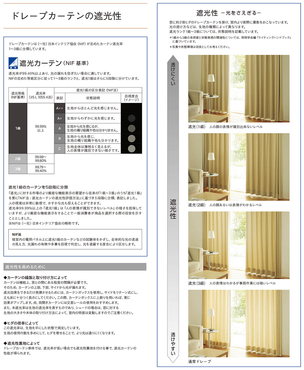 abita ZIONE カーテン生地 切り売り シンコール プレーン ドレープ