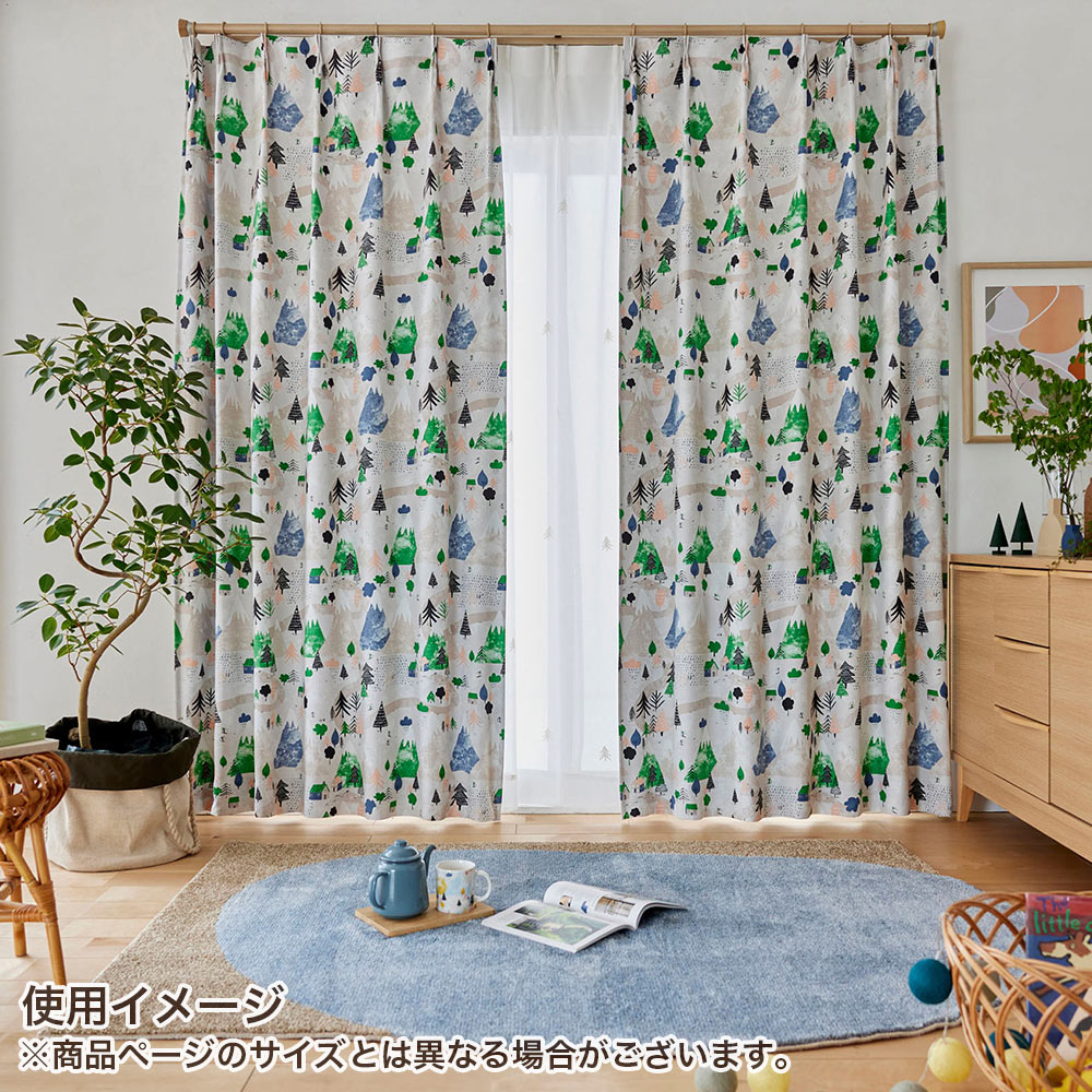 イージーオーダーカーテン ドレープ DESIGN LIFE 「ユキヤマ」 301〜400×201〜260cm_7