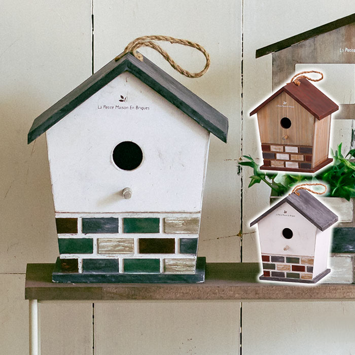 ノアの方舟風 バードハウス 木製インテリア小物 アメリカン雑貨