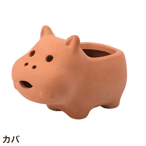 アニマル花器セット…備前焼 楽天市場】植木鉢 プランター 素焼き かわいい アニマル