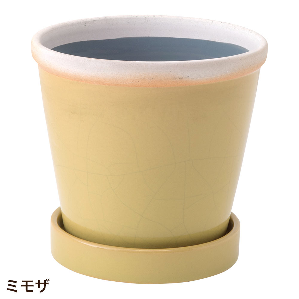 POSH LIVING 植木鉢 おしゃれ グロッシーポット φ13cm 4号鉢