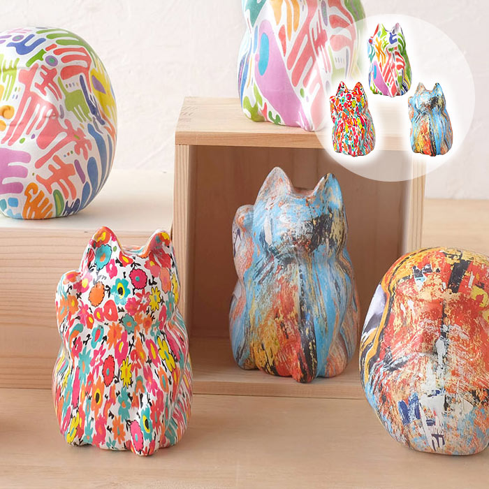 正月 飾り招き猫 置物 オブジェ オーナメント 人形 おしゃれ かわいい