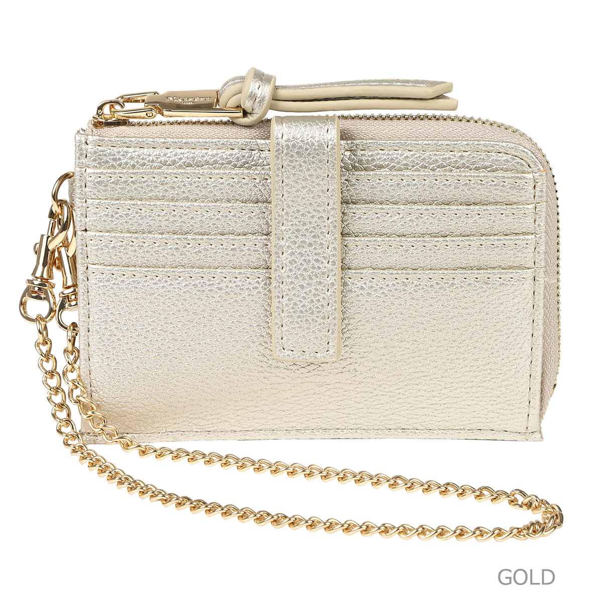 ピソラロ Pisoraro パールシュリンクストラップ付きLファスナー