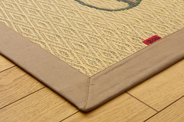 純国産/日本製 ... : 家具・インテリア 袋四重織い草カーペット 低価最新品