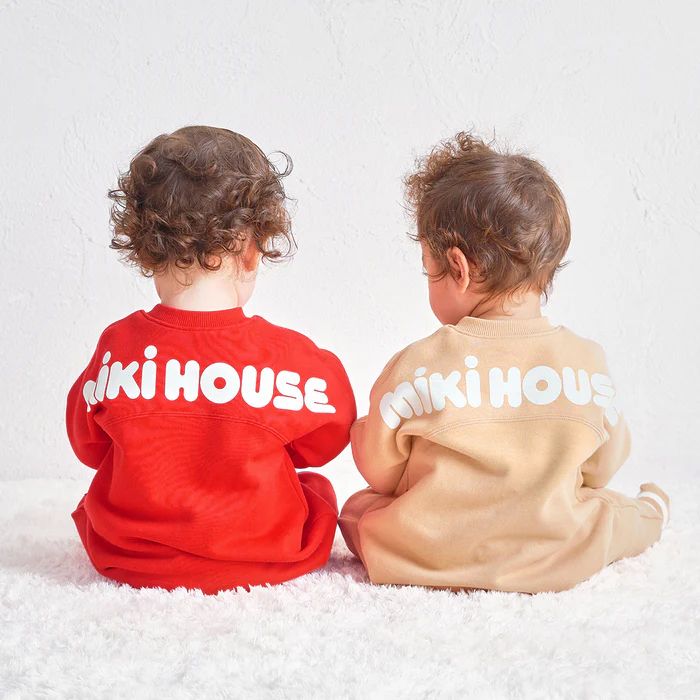 WebLimited】 ミキハウス mikihouse バックロゴカバーオール (70cm