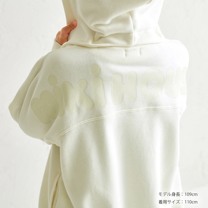 【セール10%OFF】 【WebLimited】 ミキハウス mikihouse ロゴパーカー (80cm-150cm) トップス パーカー 長袖 【10-3736-680】の画像