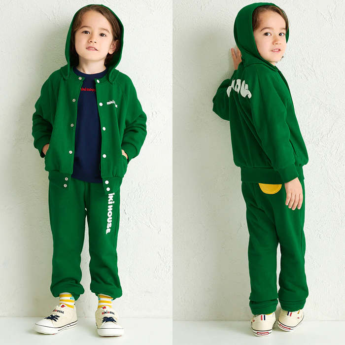 【セール10%OFF】 【WebLimited】 ミキハウス mikihouse ロゴパーカー (80cm-150cm) トップス パーカー 長袖 【10-3736-680】の画像