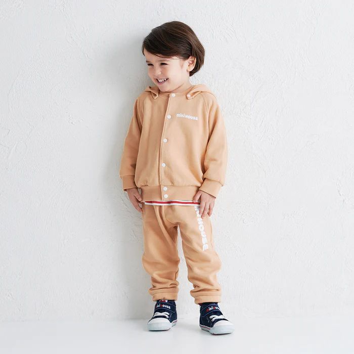 【セール10%OFF】 【WebLimited】 ミキハウス mikihouse バックロゴパーカー (80cm-130cm) トップス パーカー 長袖 【10-3738-143】の画像
