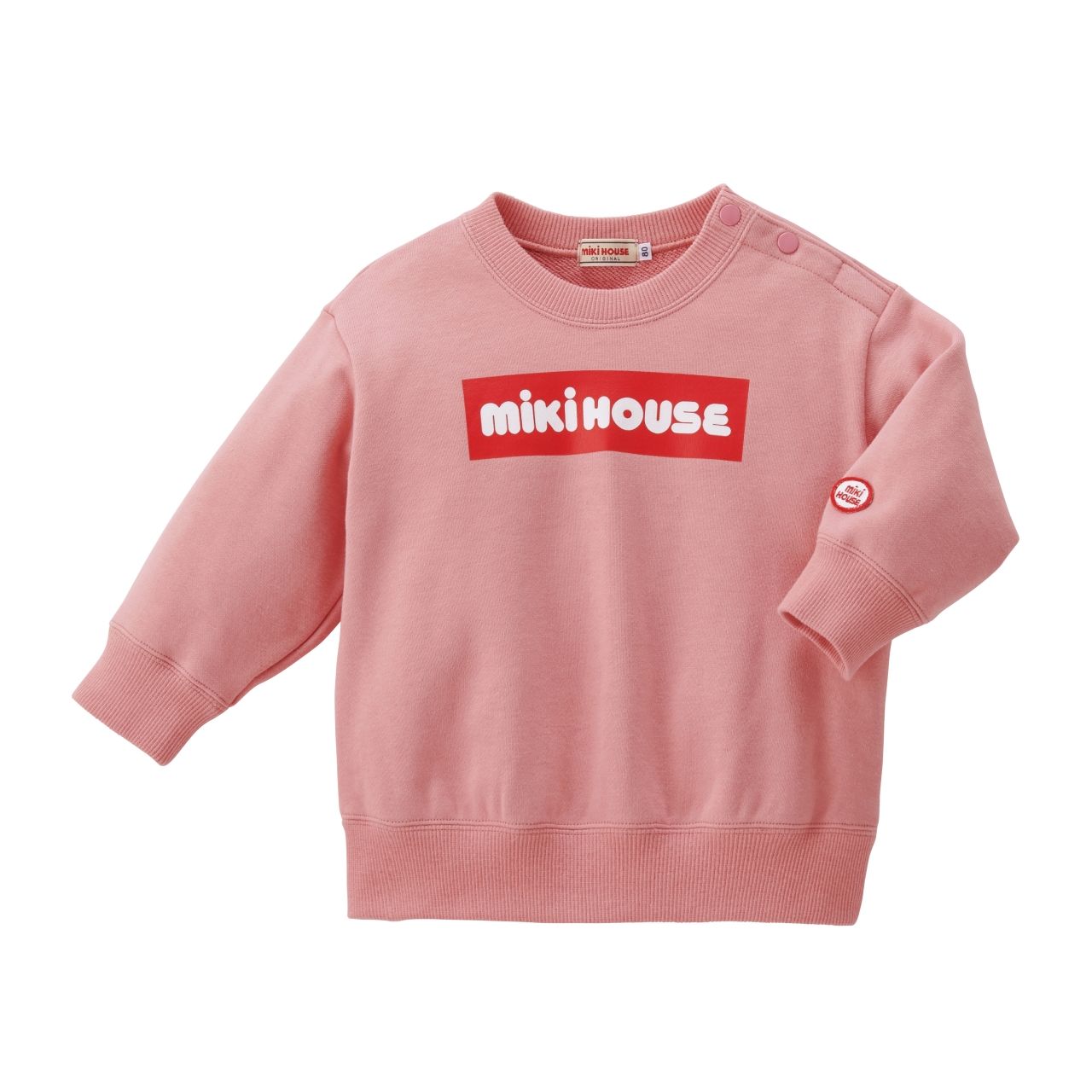 セール30%OFF】 ミキハウス mikihouse ボックスロゴトレーナー (80cm 
