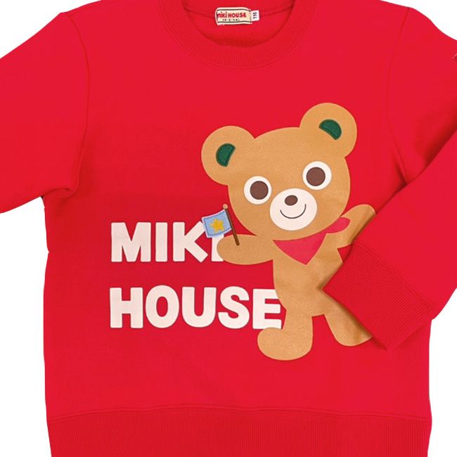 セール30%OFF】 ミキハウス mikihouse キャラクタープリントトレーナー 