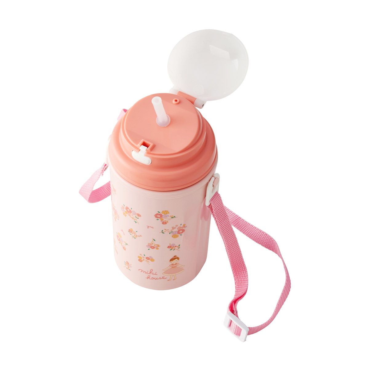 ミキハウス mikihouse 保冷ストローホッパー 450ml キッズ 子供用