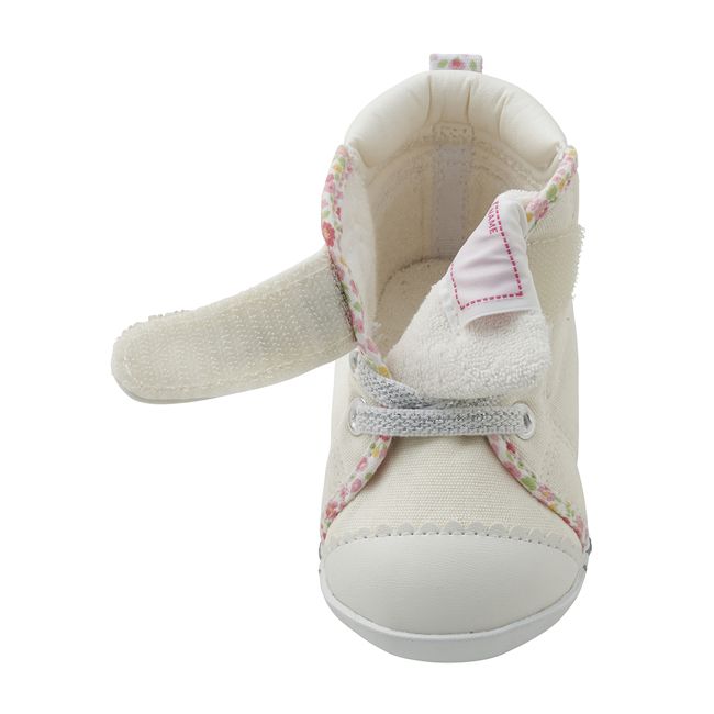 【入荷極小！新作】ミキハウス mikihouse ホットビスケッツ ラメロゴファーストシューズ (11.5cm-13.5cm) 靴 シューズ 子供 ベビー 赤ちゃん 女の子 HOT BISCUITS 【73-9304-499】 バックルシューズ