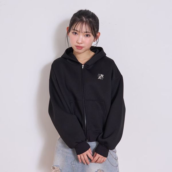 babylclub フーディ パーカー セール20%OFF】 ラブトキシック 【ふわカル】ダンボールZIPパーカ