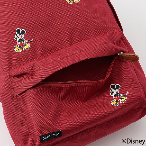 セール30%OFF】 プティマイン 【Disney】ミッキー刺繍リュック