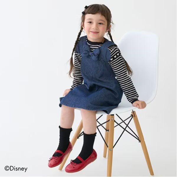 セール40%OFF】 プティマイン【Disney】耳つきジャンスカ 《S-L(80
