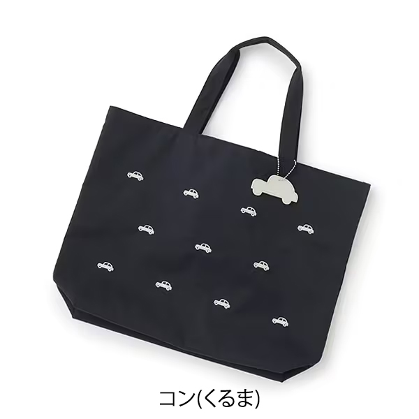 セール30%OFF】 プティマイン くるま/リボン刺繍レッスンバッグ