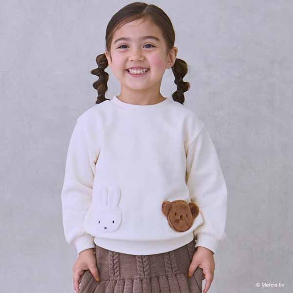 セール30%OFF】 プティマイン 【miffy】モチーフトレーナー (80cm