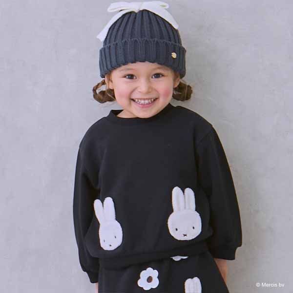 セール30%OFF】 プティマイン 【miffy】モチーフトレーナー (80cm