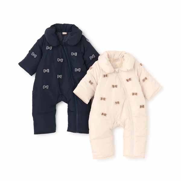 セール30%OFF】 プティマイン ちびリボンジャンプスーツ (80cm 