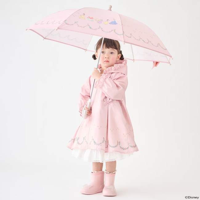 セール20%OFF】 プティマイン【Disney】リボンレインブーツ (16cm-18cm 