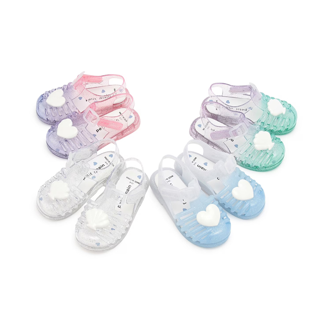 セール20%OFF】 プティマイン ラメジェリーサンダル (14cm-17cm