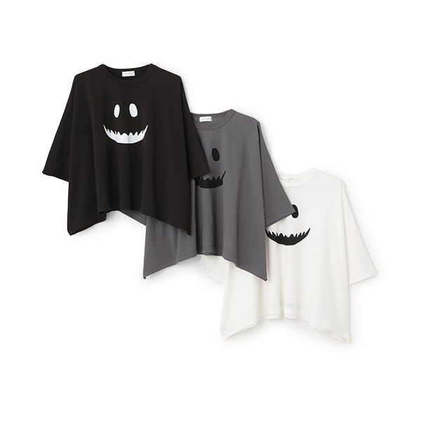 セール30%OFF】 ビールーム 【ハロウィン】 変形オバケTシャツ 《M-L