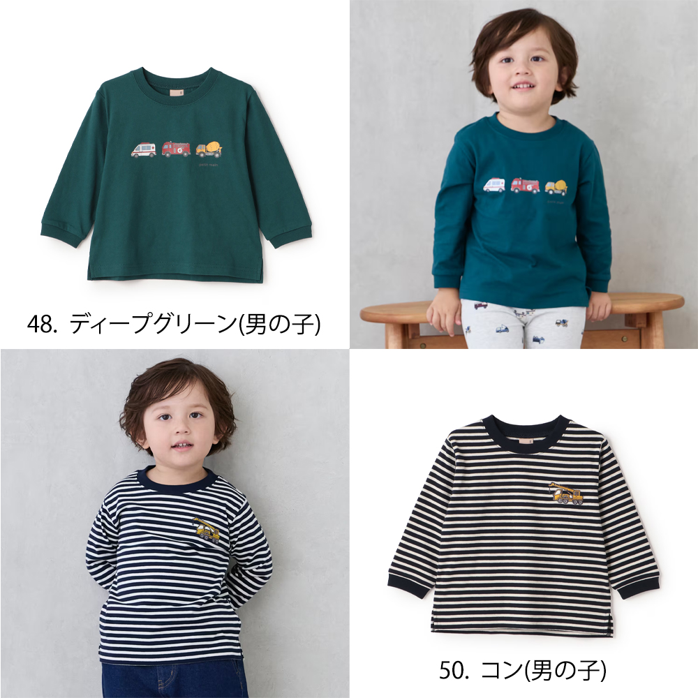 セール10%OFF】 プティマイン 【プティプラ】BOYS&GIRLS長袖Tシャツ