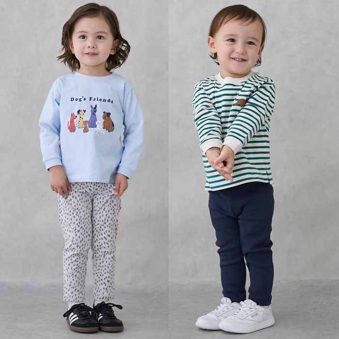 プティマイン 【プティプラ】BOYS&GIRLS長袖Tシャツ (80cm-130cm