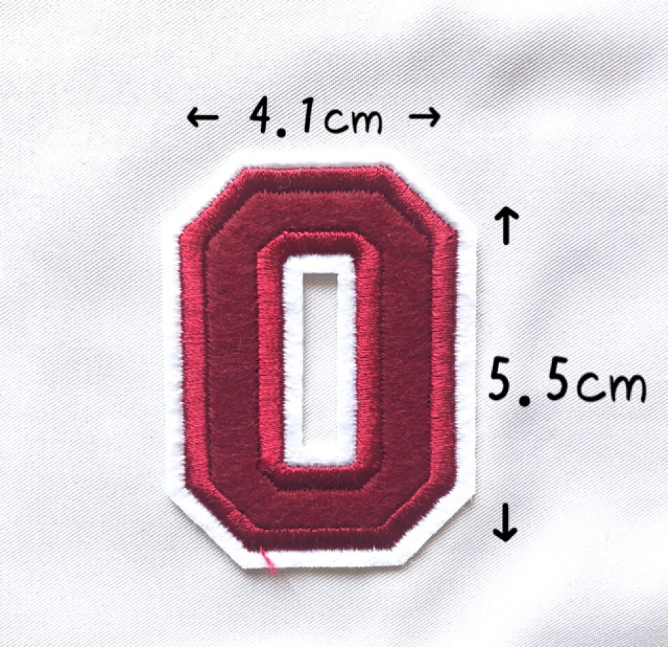 レッド アルファベット ワッペン 1枚 |  | 15