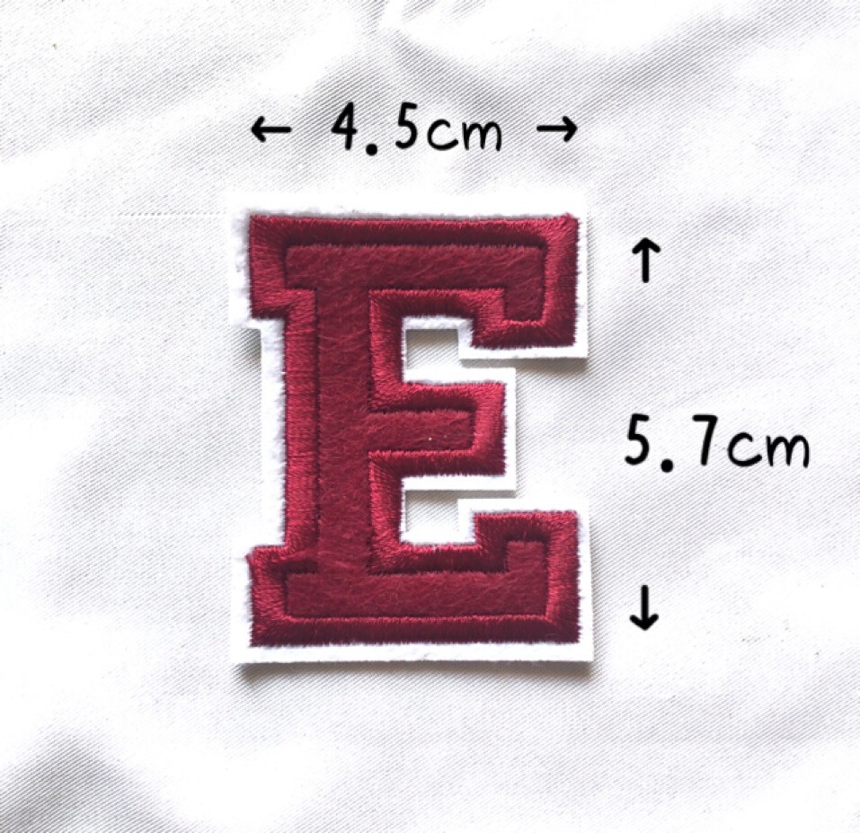 レッド アルファベット ワッペン 1枚 |  | 05