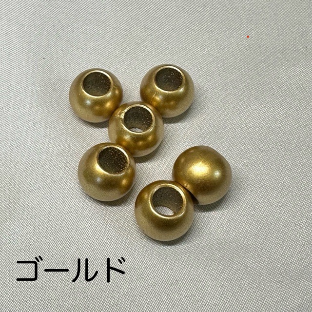 12個 12mm 大穴 マットカラー プラスチック ビーズ |  | 03