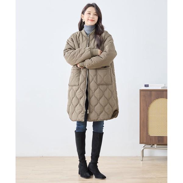 M〜L(ゆったりめ) 中綿 キルティング コート レディース アウター