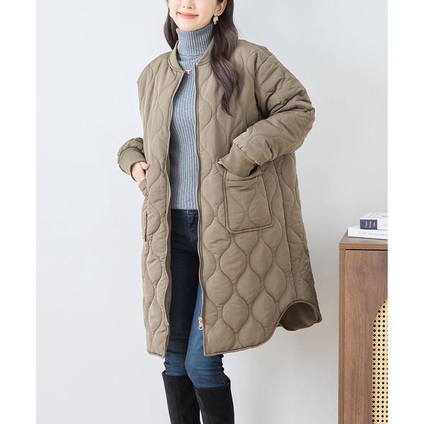 M〜L(ゆったりめ) 中綿 キルティング コート レディース アウター