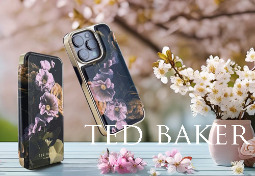 iphoneケース 手帳型 ミラー付き 鏡【テッドベイカー TED BAKER