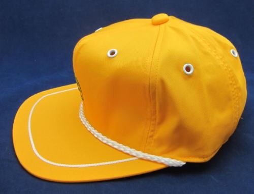交通指導員帽子(2) 黄色 丸「交」マーク付（ゴルフキャップタイプ