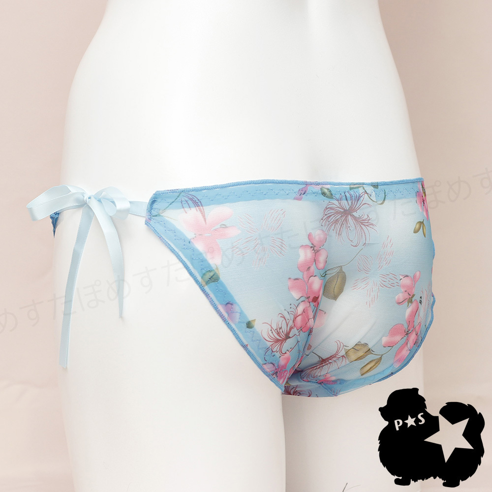 シースルー 花柄 パンティー