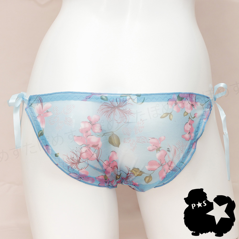 シースルー 花柄 パンティー