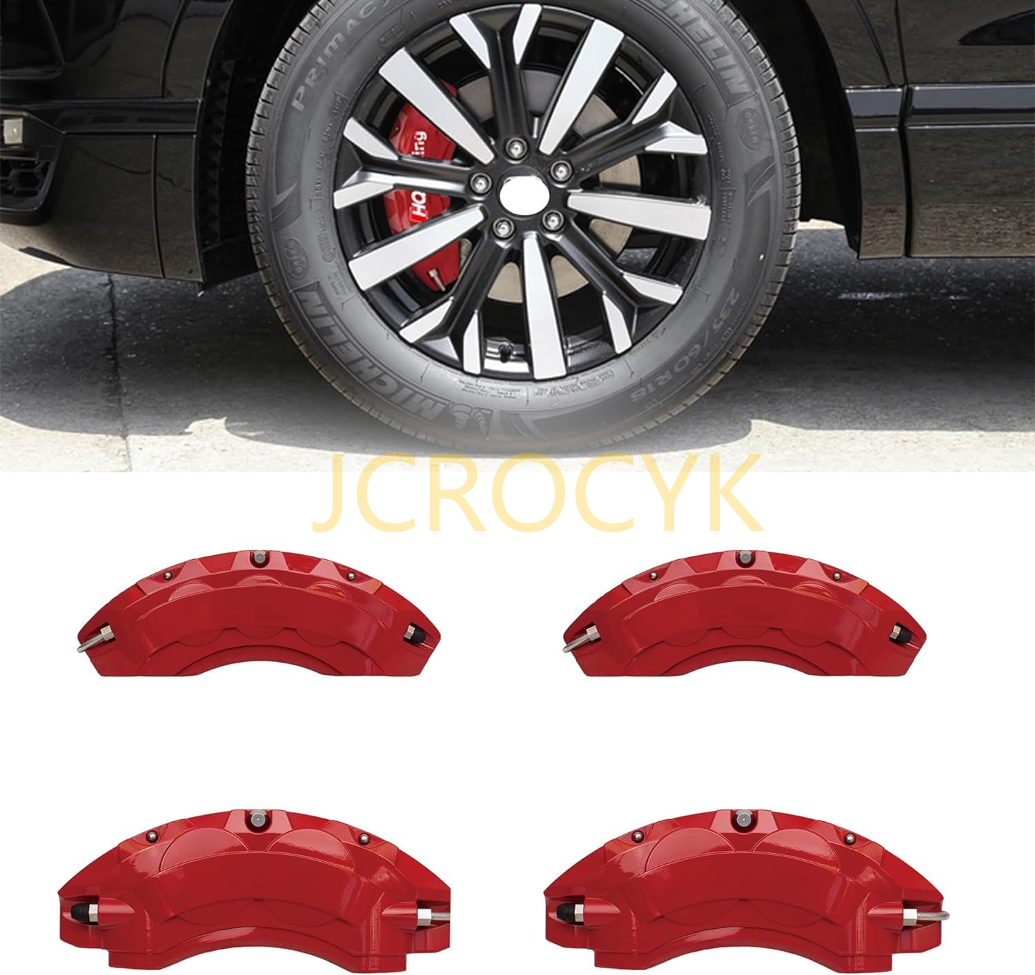 車種専用設計◆F55/F56/F57ミニ用 キャリパーカバー 4点セット キャリパーカバー MINI ミニ F55/F56/F57 2014-2019 カスタム