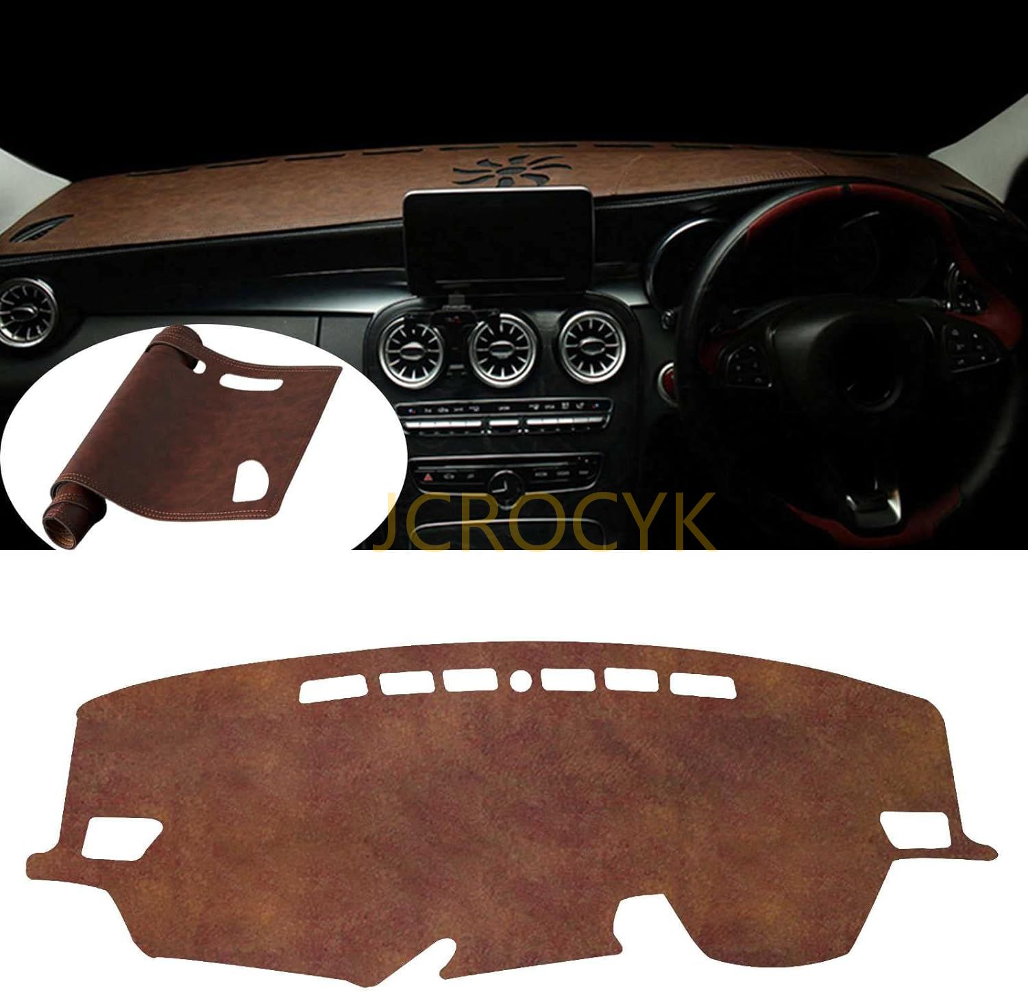 車種専用設計 ダイハツ 新型ロッキー(Rocky) A200/A210系(2019年11月~) ダッシュボードマット トヨタ 新型ライズ(RAIZE) A200/A210系(2019年11月~) ダッシュボー | ブランド登録なし | 03