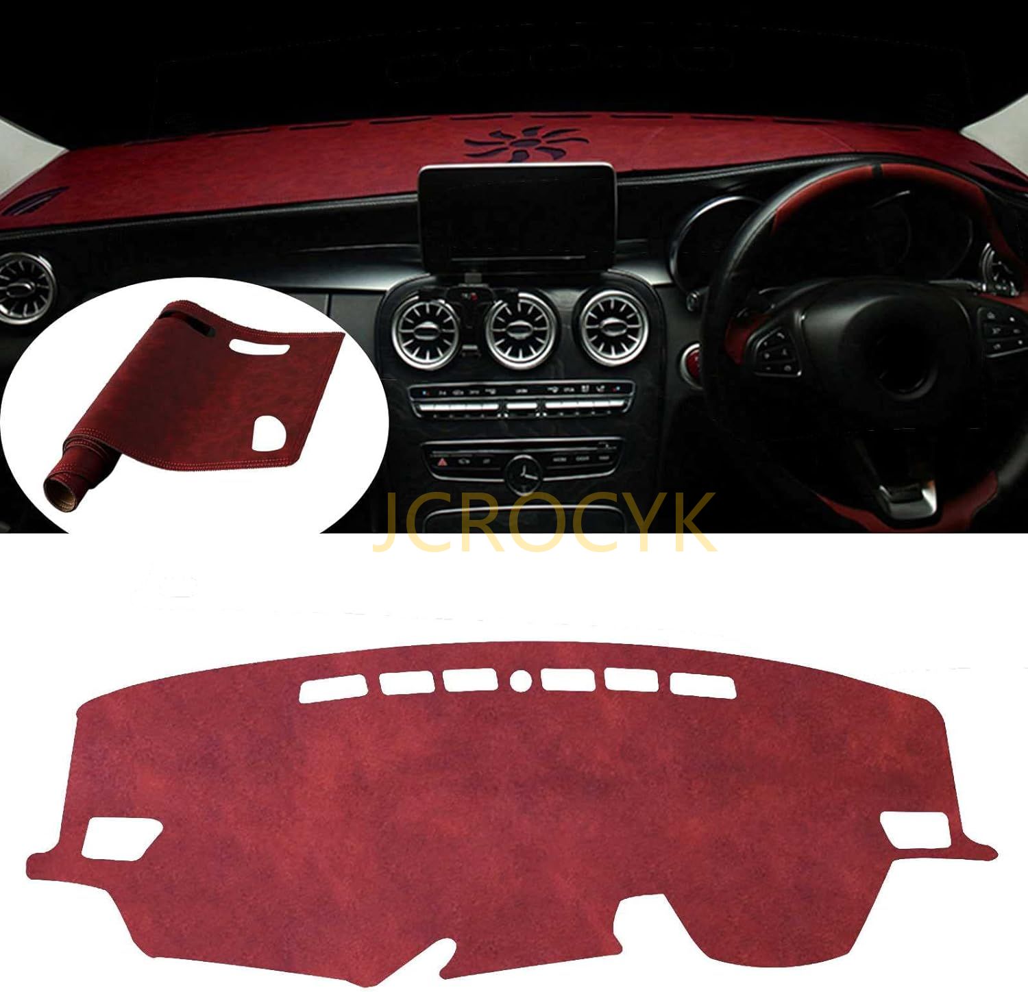 車種専用設計 ダイハツ 新型ロッキー(Rocky) A200/A210系(2019年11月~) ダッシュボードマット トヨタ 新型ライズ(RAIZE) A200/A210系(2019年11月~) ダッシュボー | ブランド登録なし | 04