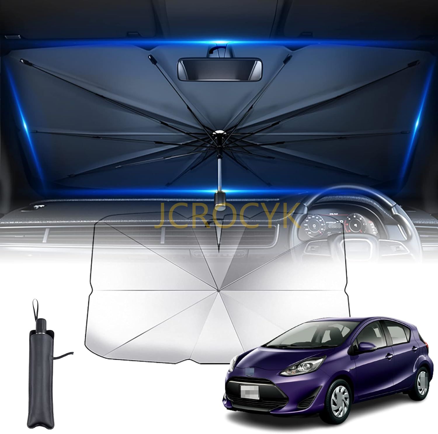 車用サンシェード 傘型 に適しトヨタ アルファード ヴェルファイア 20
