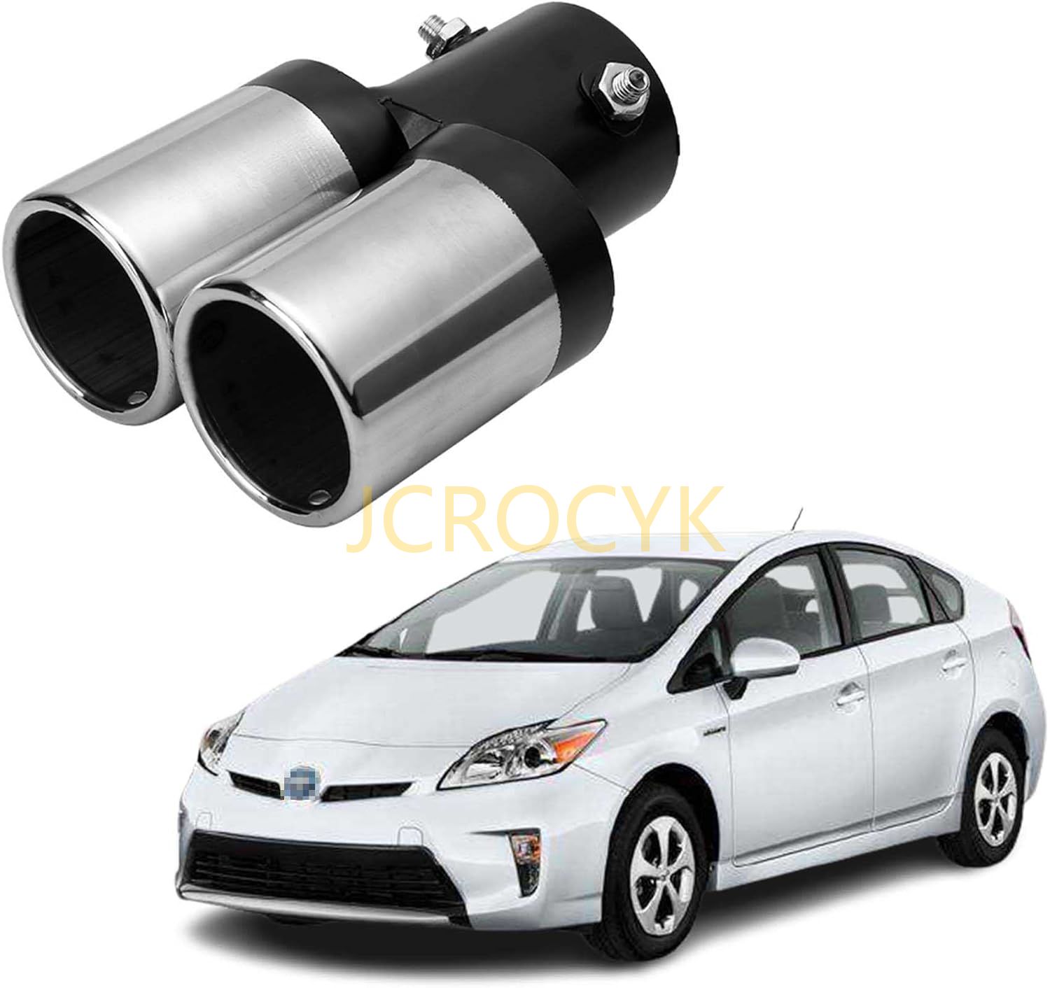 ステンレススチール デュアルテール マフラートヨタプリウスa アルファ マフラーカッター トヨタプリウス Prius 30系 40系 50系 前期