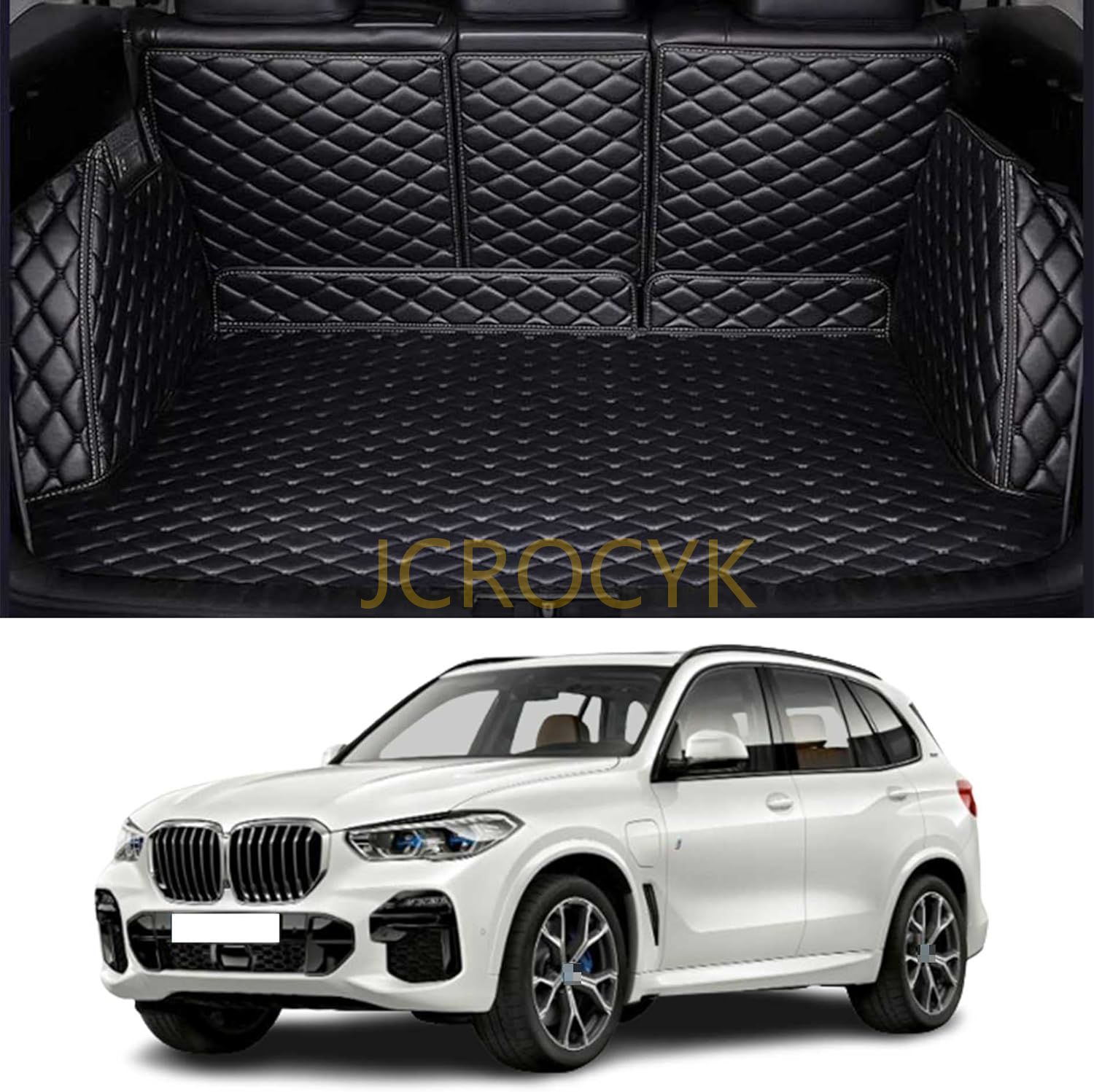 トランクマット カスタム 車のトランクマット BMW X5 F15 2014-2018 / G05 2019-2022 5人乗 車種専用設計ラゲッジマット 防水 滑り防止 耐汚れ 3Dフルカバーカ｜pomp-fruits｜03