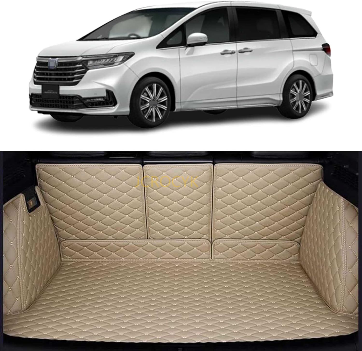 7人乗り】カスタム 車のトランクマット ホンダ オデッセイRC系 Odyssey 
