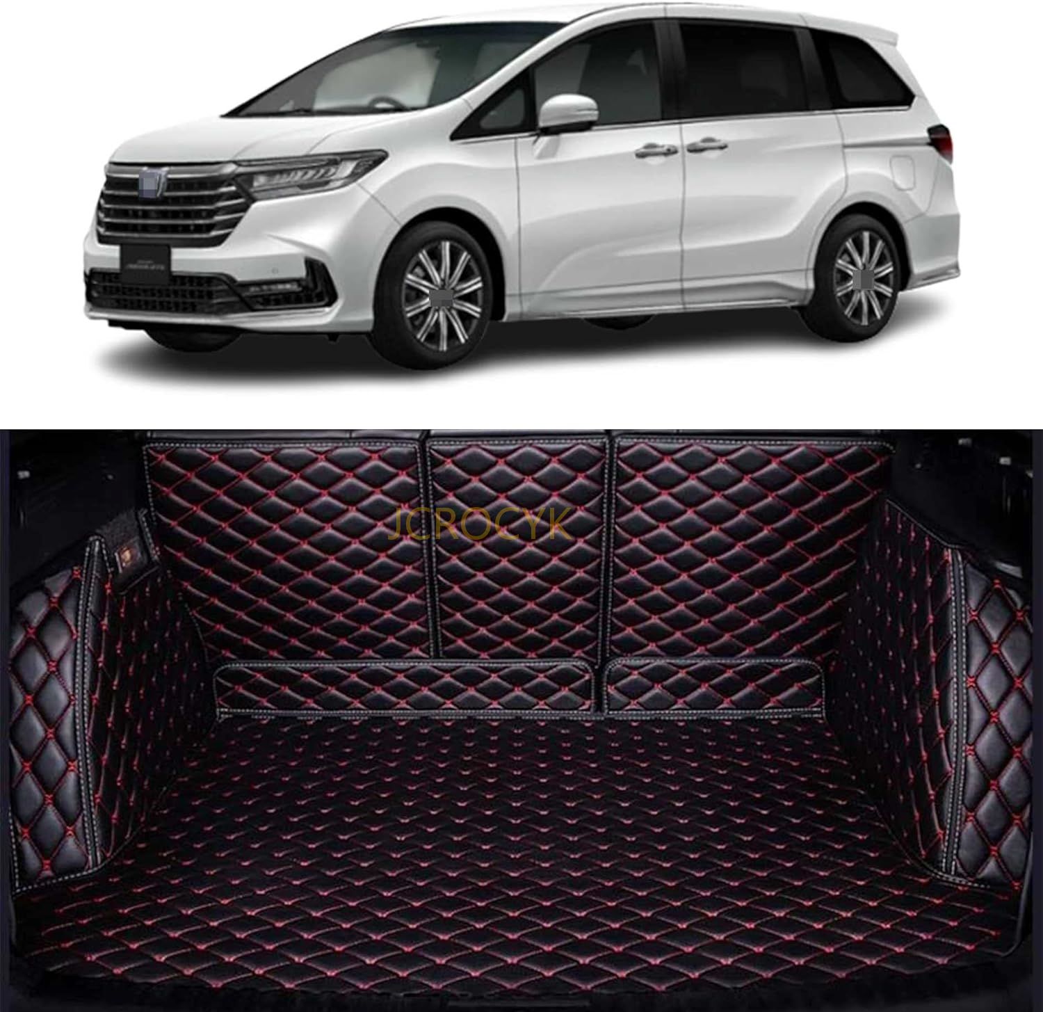 7人乗り】カスタム 車のトランクマット ホンダ オデッセイRC系 Odyssey