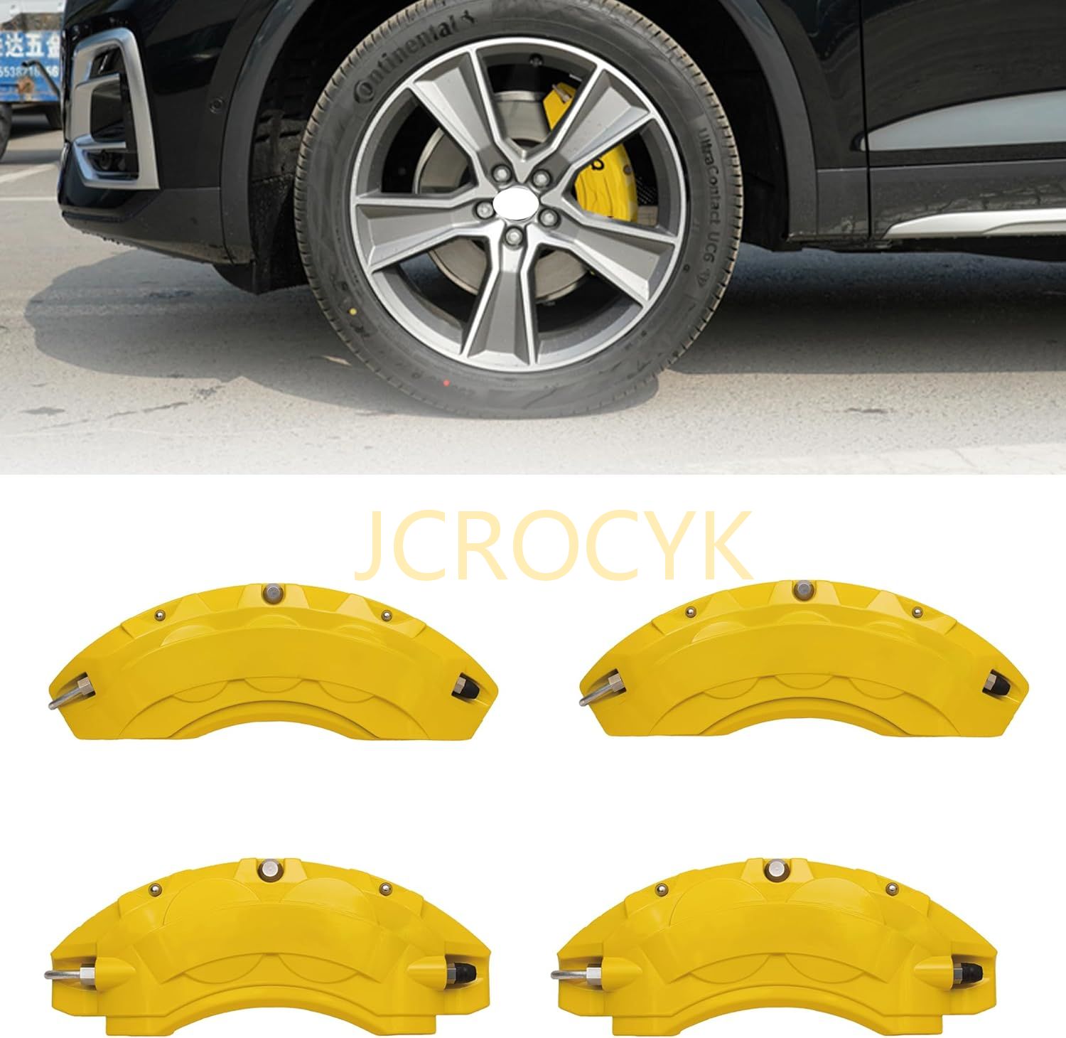 RAV4 ROJAM ブレーキキャリパーカバー オレンジ フロント リアセット