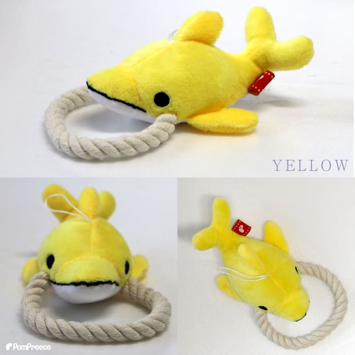 PomPreece 犬猫用おもちゃ デンタルロープTOY イルカショー