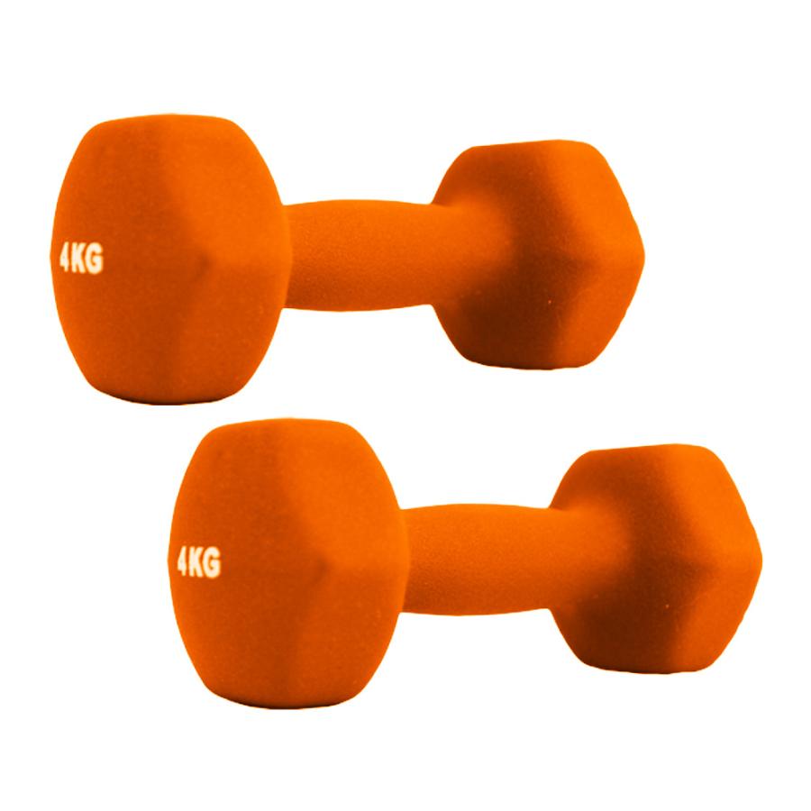 ダンベル 4kg 2個セット カラーダンベル 筋トレ メンズ レディース