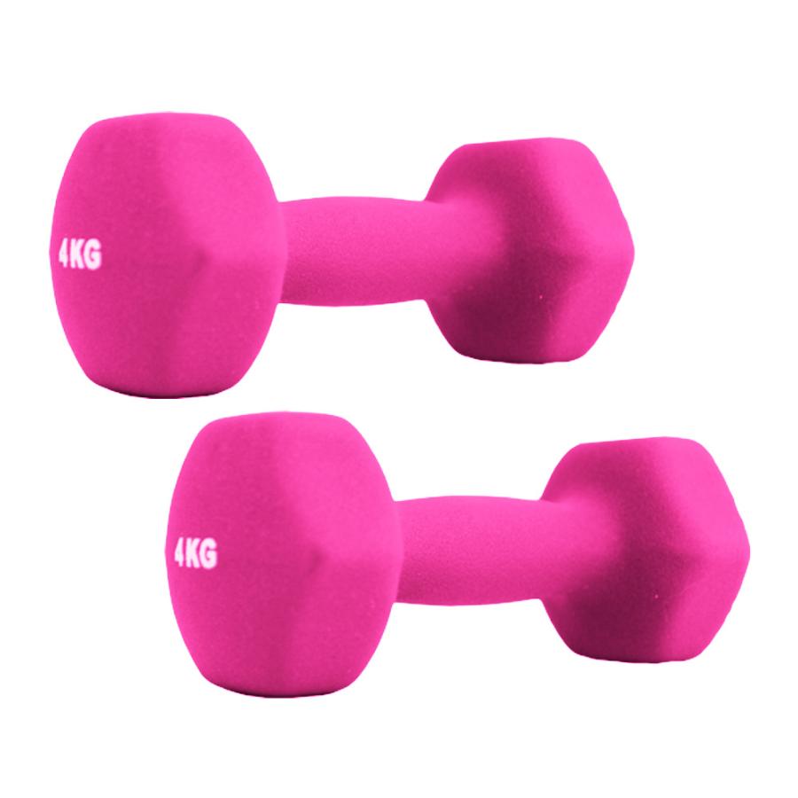 ダンベル 4kg 2個セット カラーダンベル 筋トレ メンズ レディース