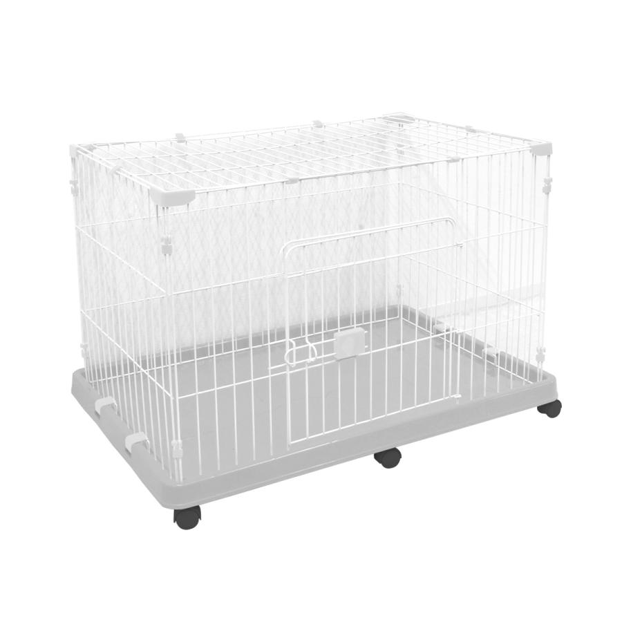 ペットケージ 1段 幅92cm 全3色 キャスター付き 天面オープン ワイド